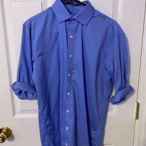 Blue Button Up